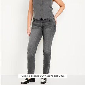 Old Navy - Extra High Rise Size 8 Black Jeans